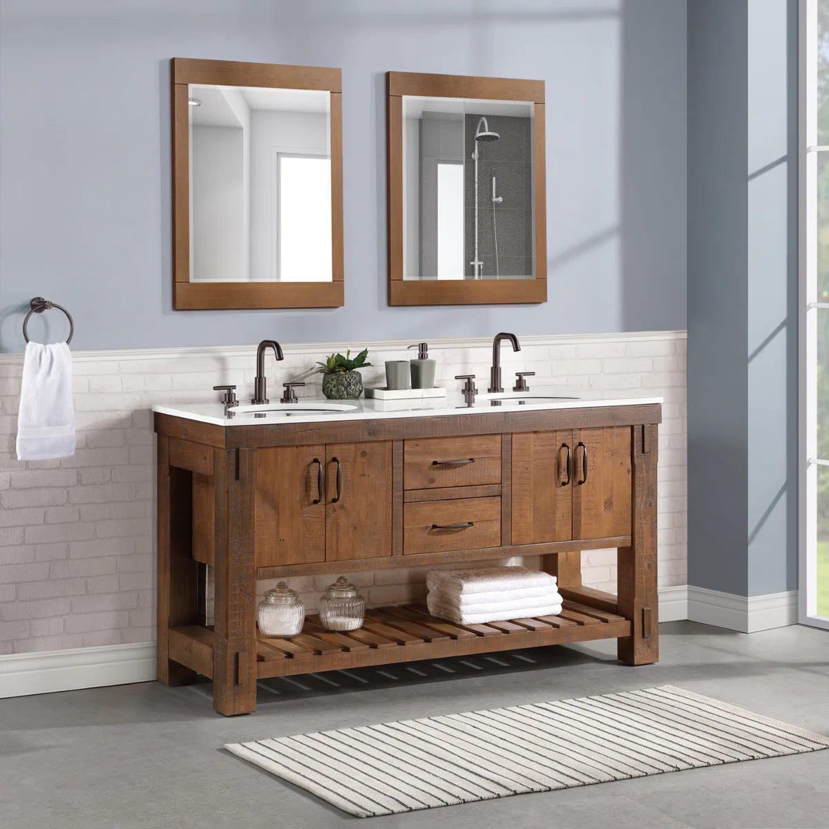 Telluride 60" Width Double Bathroom Vanity