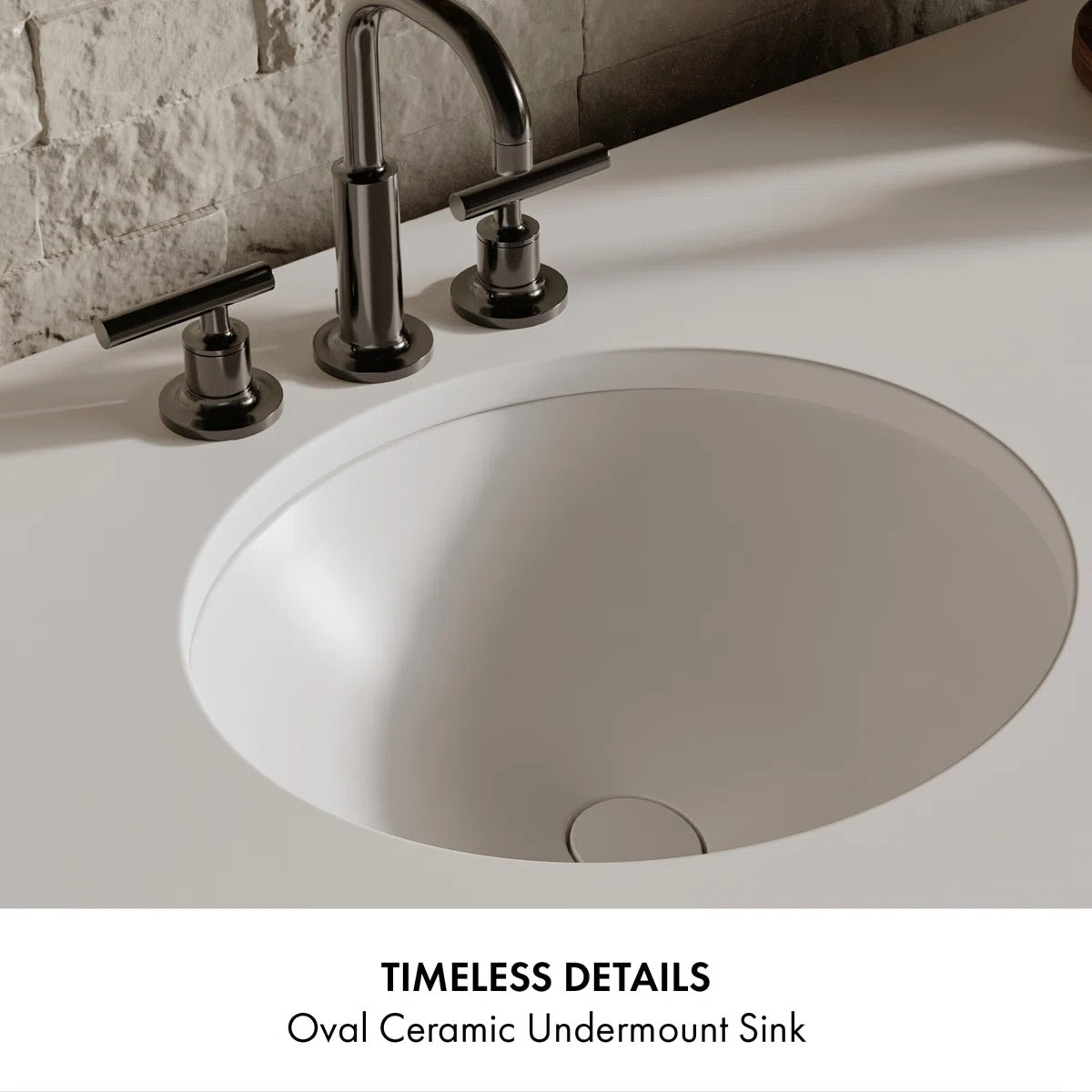 Telluride 54" Single Bathroom Vanity | Quartz Countertop