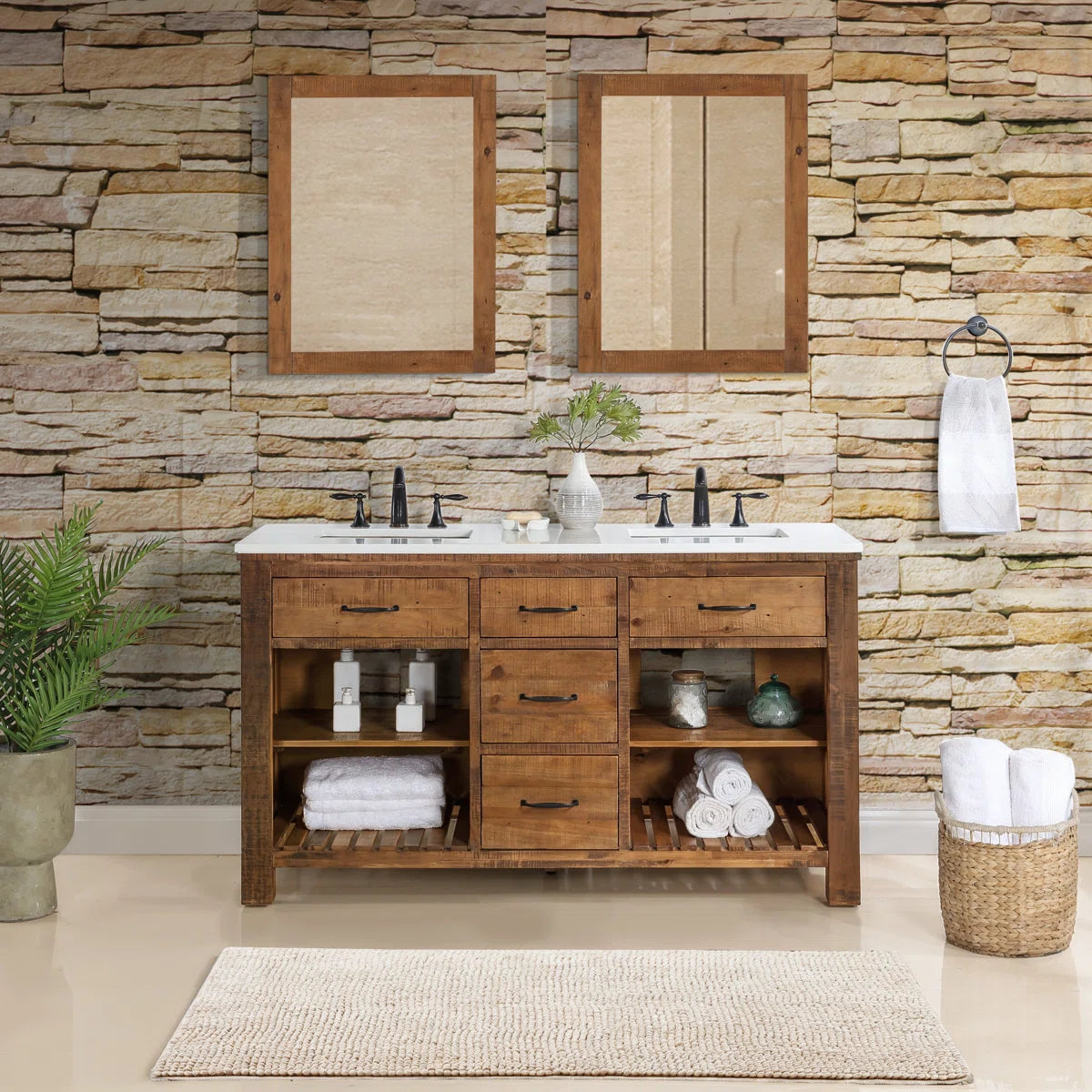 Banff 60" Width Single Bathroom Vanity
