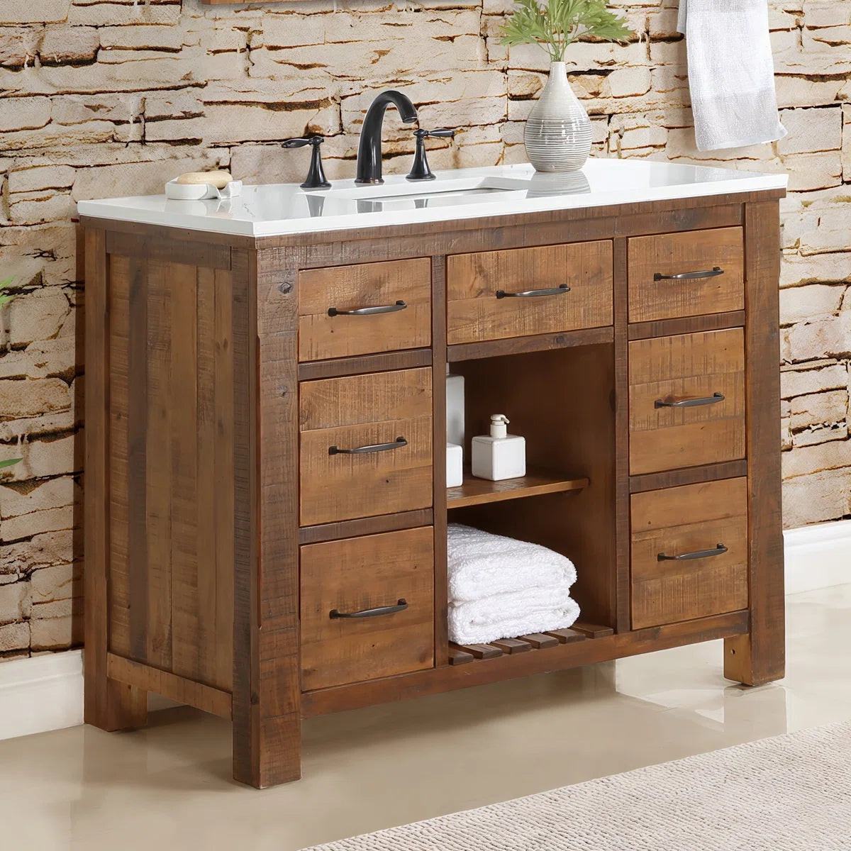 Banff 42" Width Double Bathroom Vanity