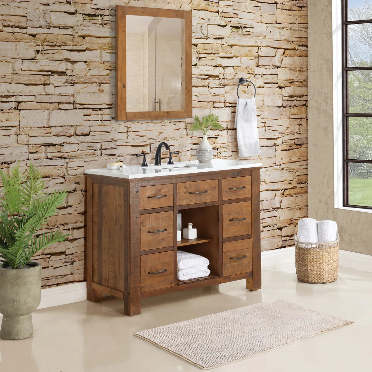 Banff 42" Width Double Bathroom Vanity