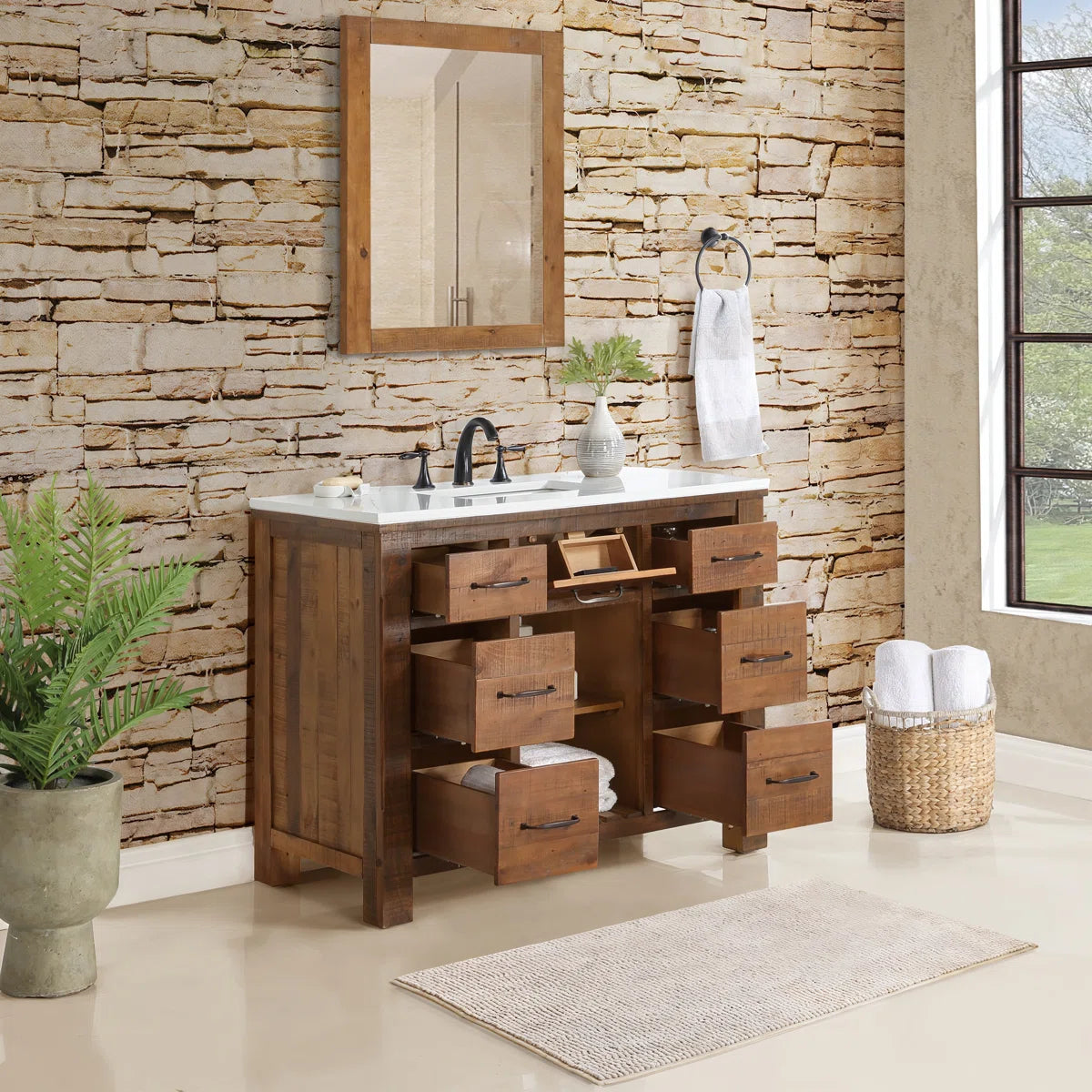 Banff 42" Width Double Bathroom Vanity