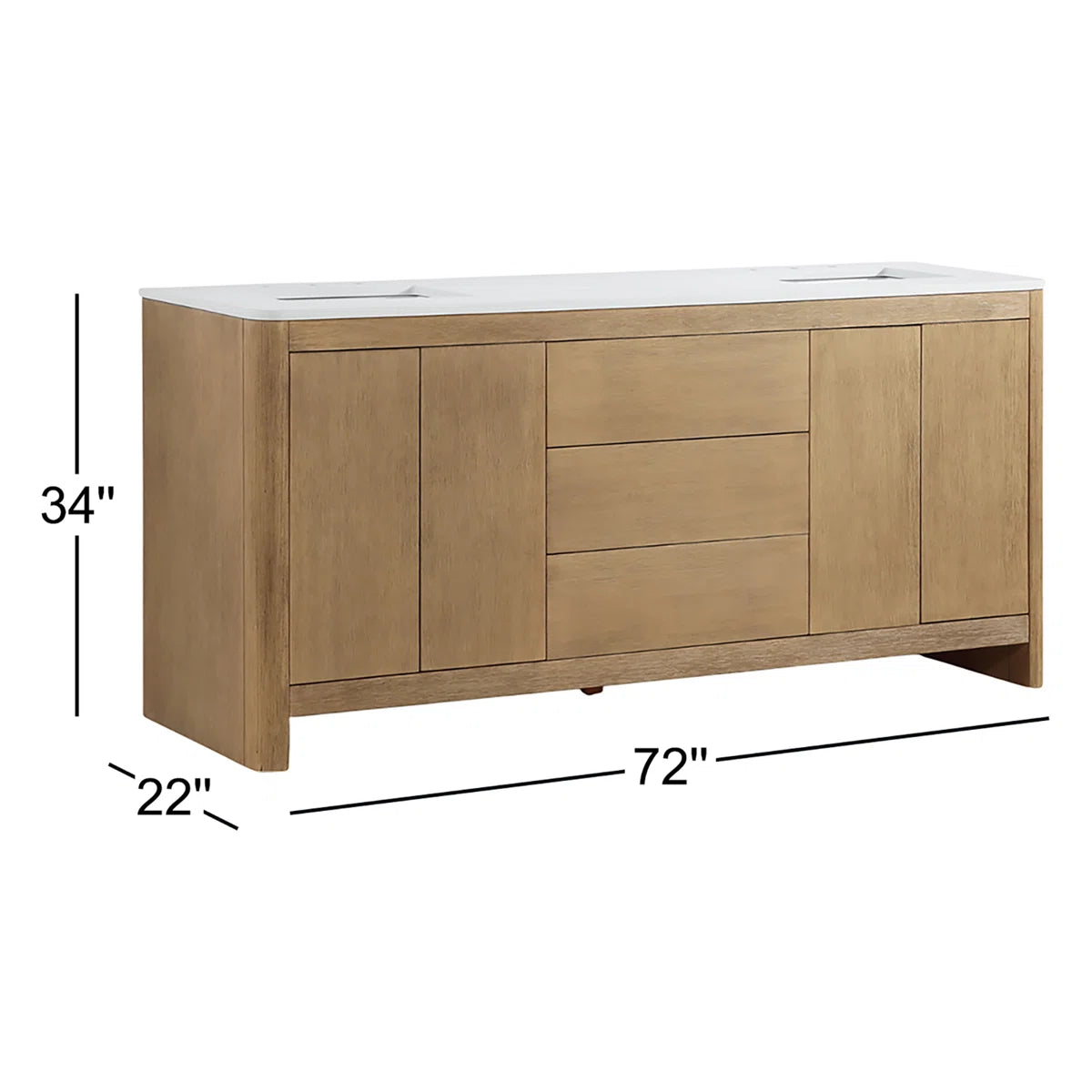 Hounslow 72" Width Double Bathroom Vanity