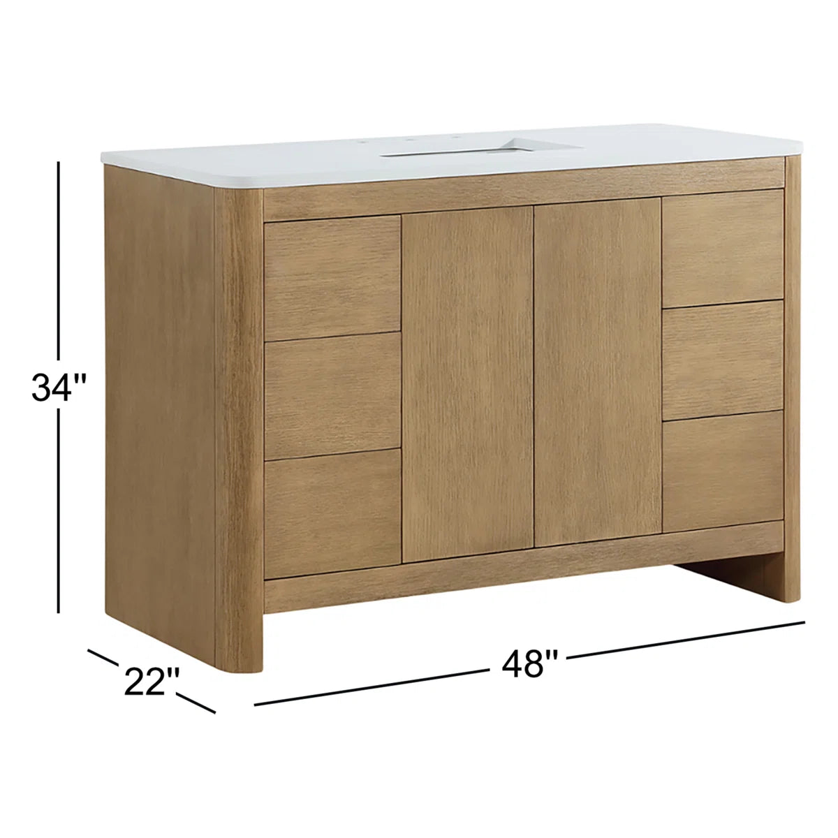 Hounslow 48" Width Single Bathroom Vanity