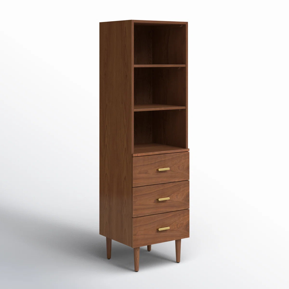 Stockholm Solid Wood Freestanding Linen Cabinet