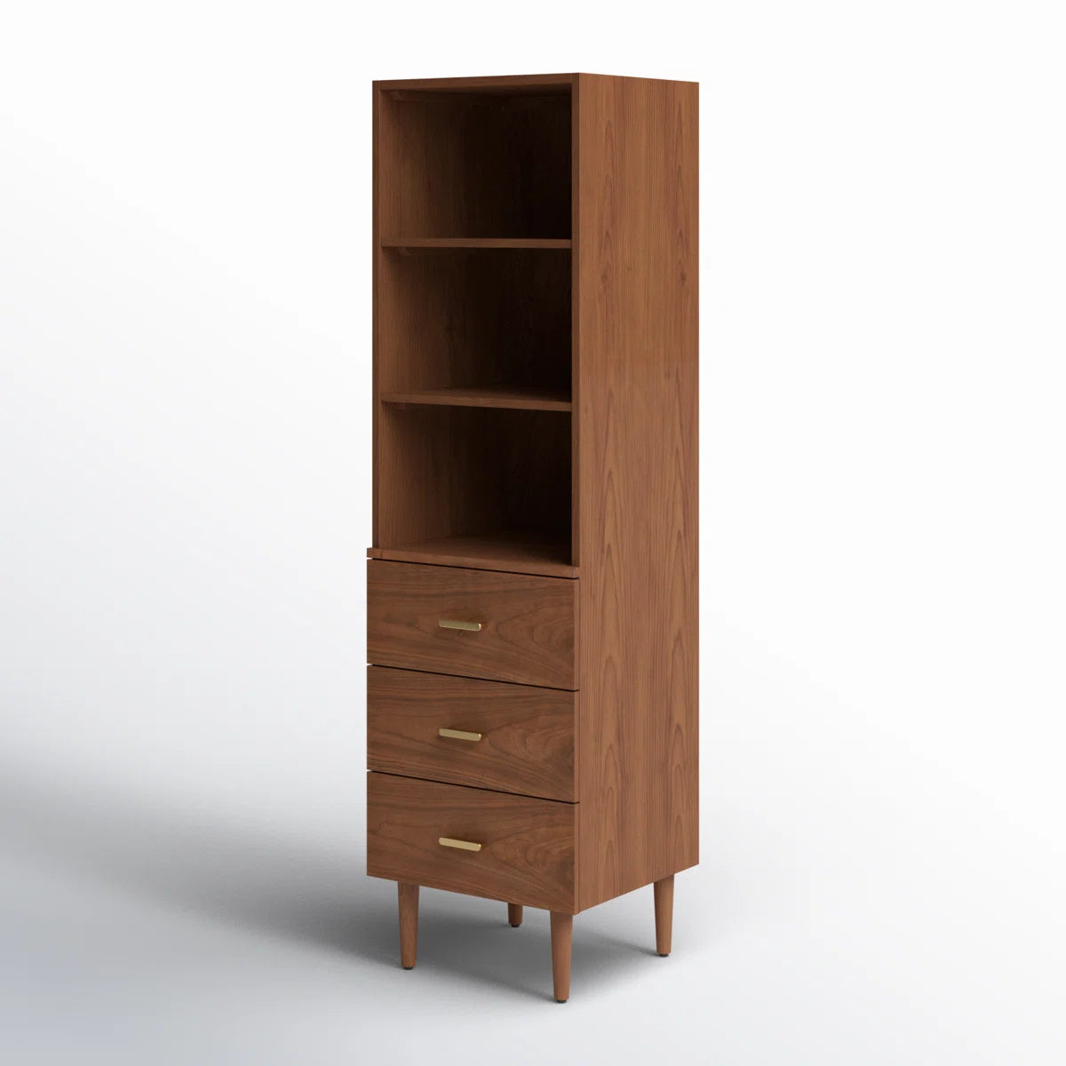 Stockholm Solid Wood Freestanding Linen Cabinet