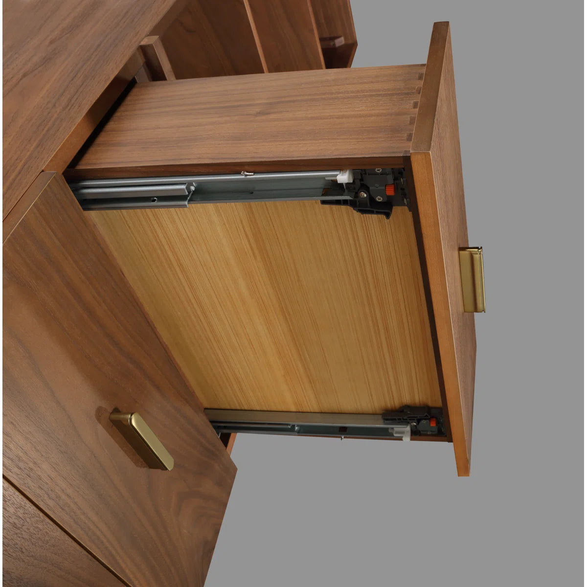 Stockholm Solid Wood Freestanding Linen Cabinet