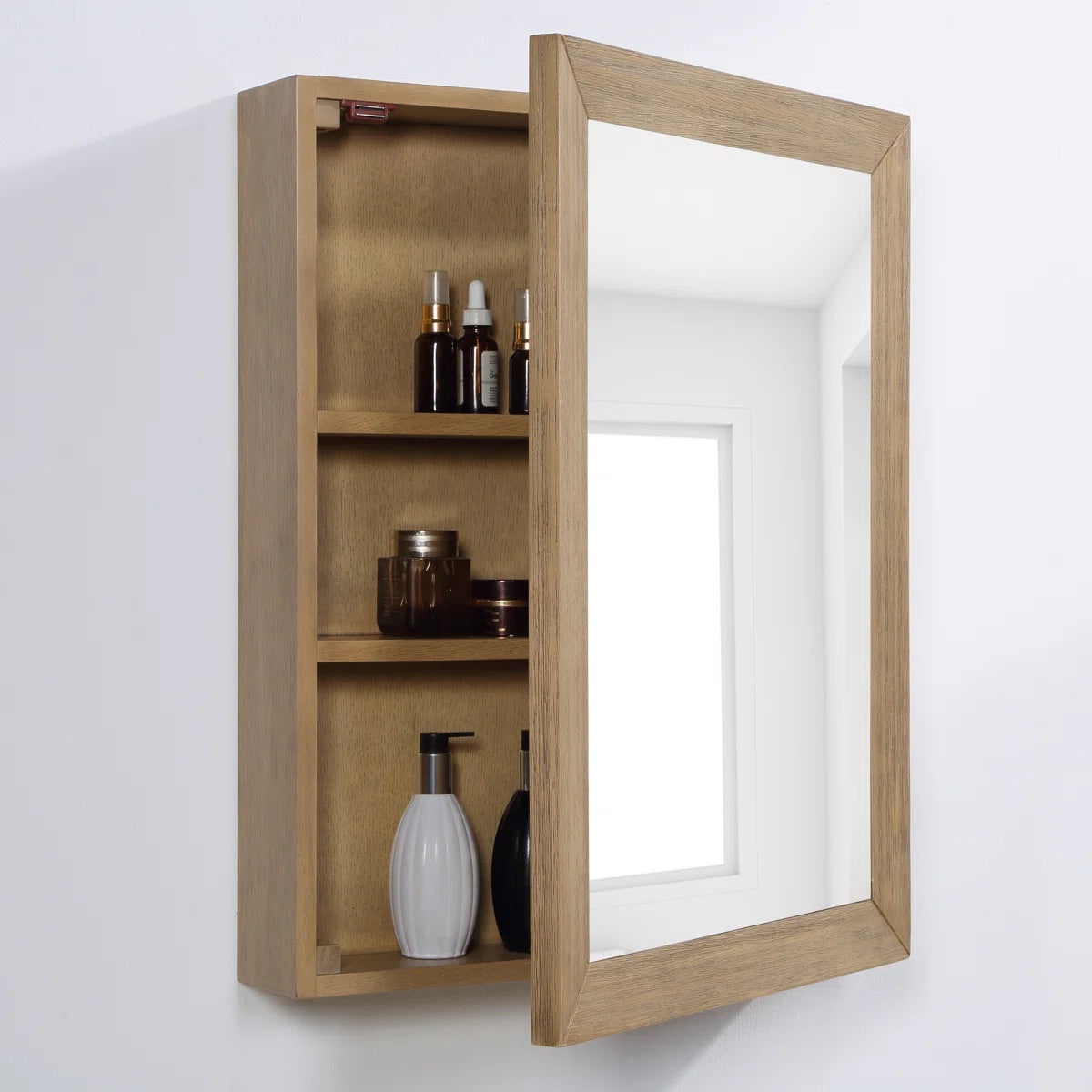 Bergen 20"W x 26"H Framed Mirror Medicine Cabinet