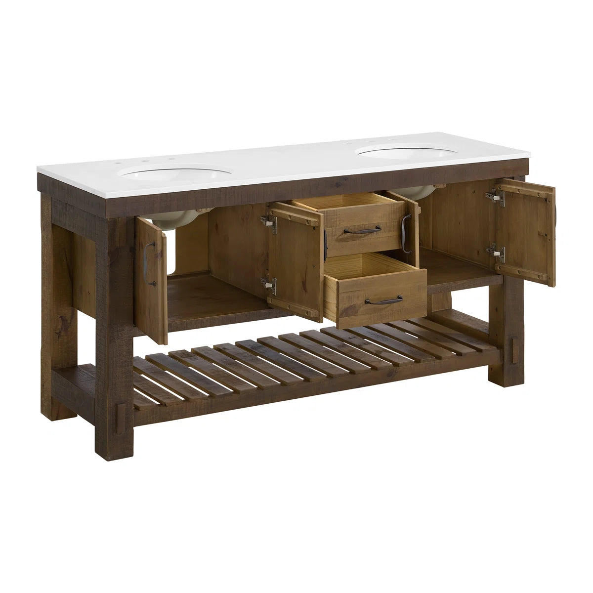 Telluride 66" Width Double Bathroom Vanity