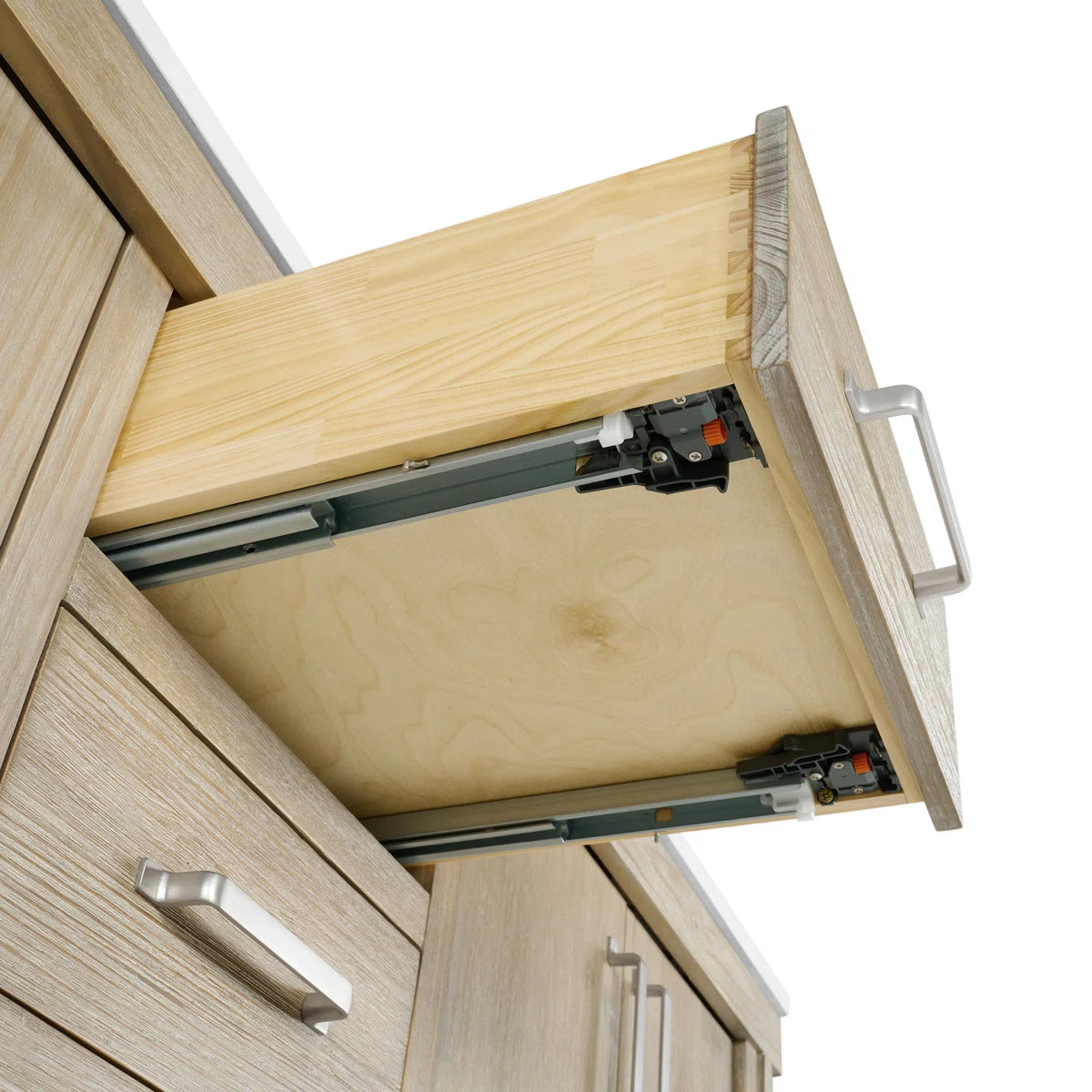 Telluride 72" Width Double Bathroom Vanity in Washed Pine