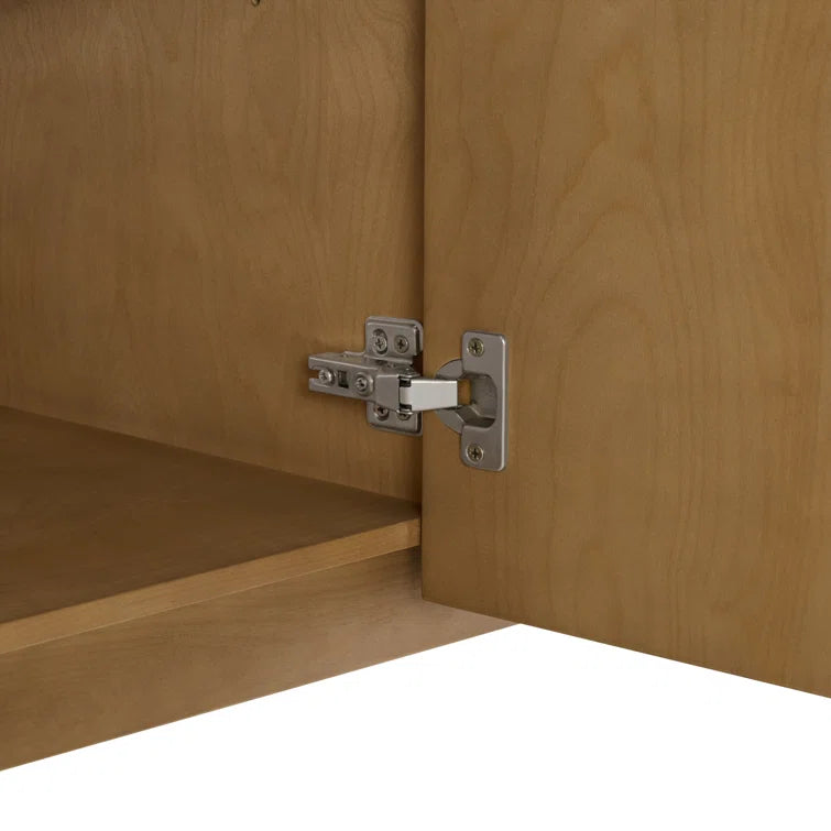 Havana 66" Width Double Bathroom Vanity In Natural Finish