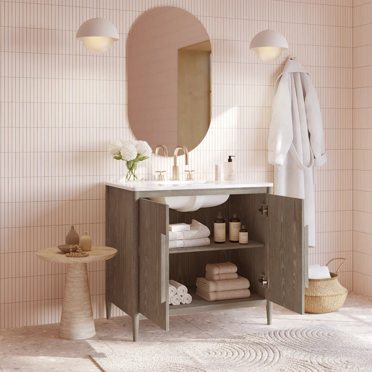 Weymouth 36" Width Double Bathroom Vanity