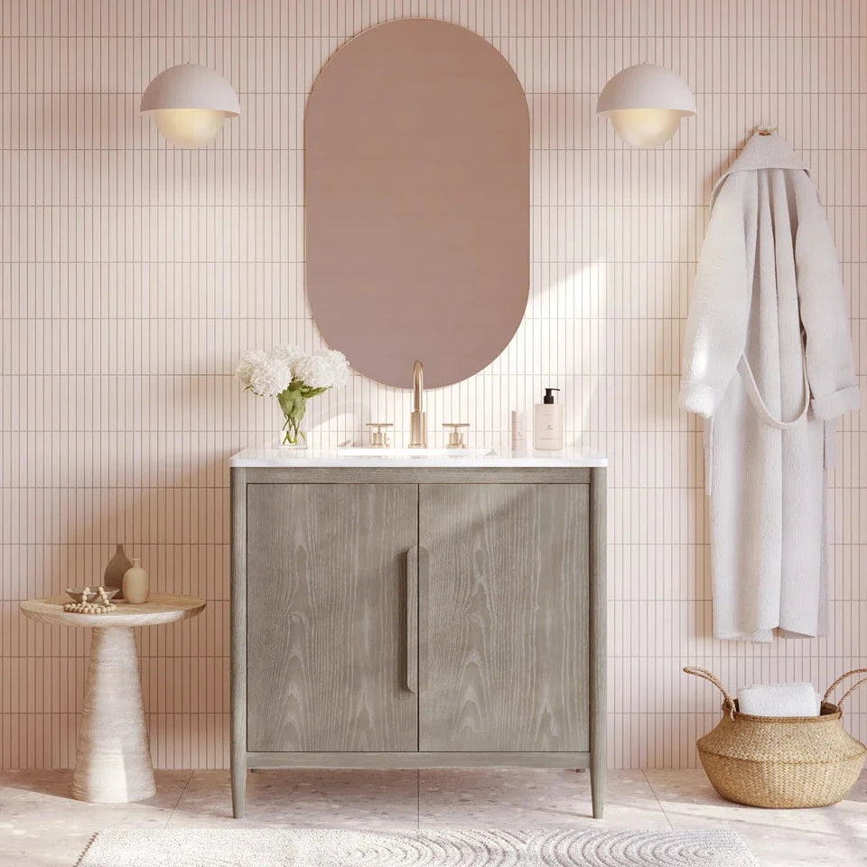 Weymouth 36" Single Bathroom Vanity | Quartz Countertop