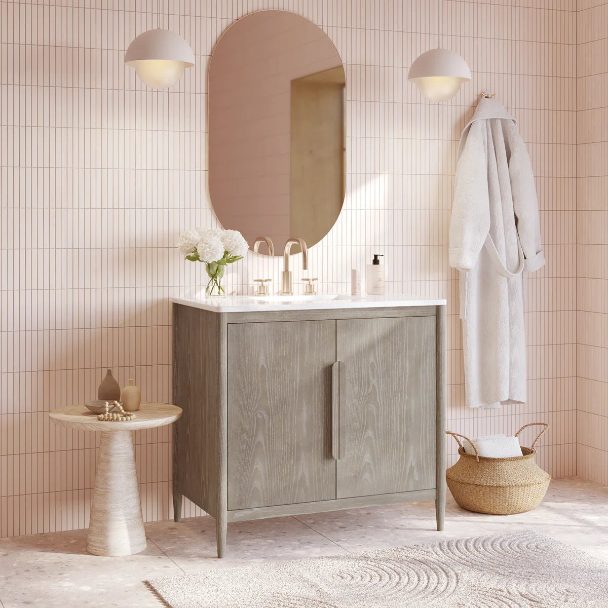 Weymouth 36" Width Double Bathroom Vanity