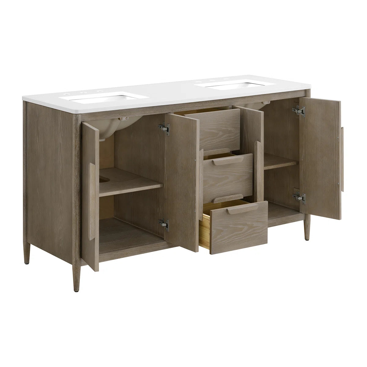 Weymouth 60" Width Double Bathroom Vanity