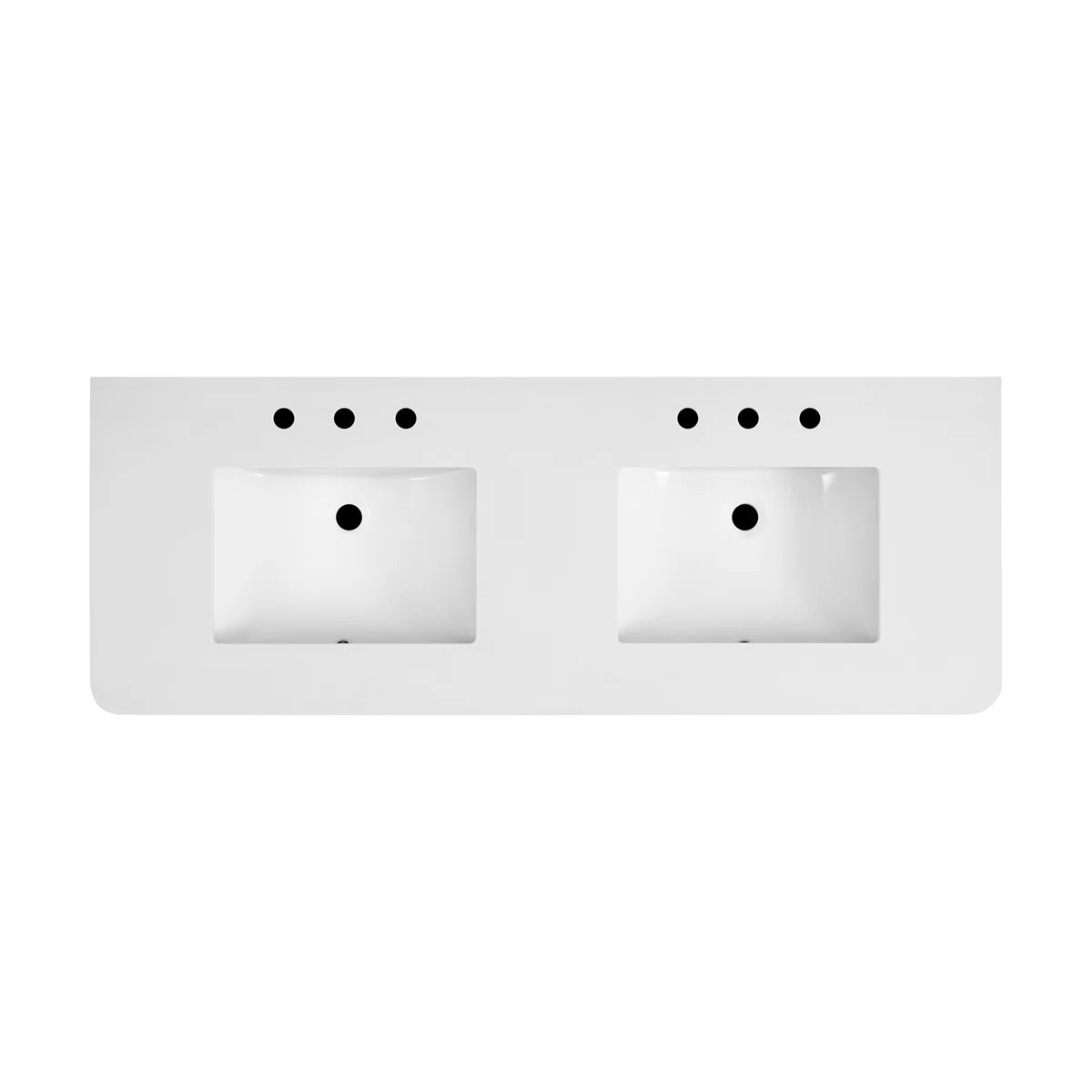 Oslo 60" Width Double Bathroom Vanity