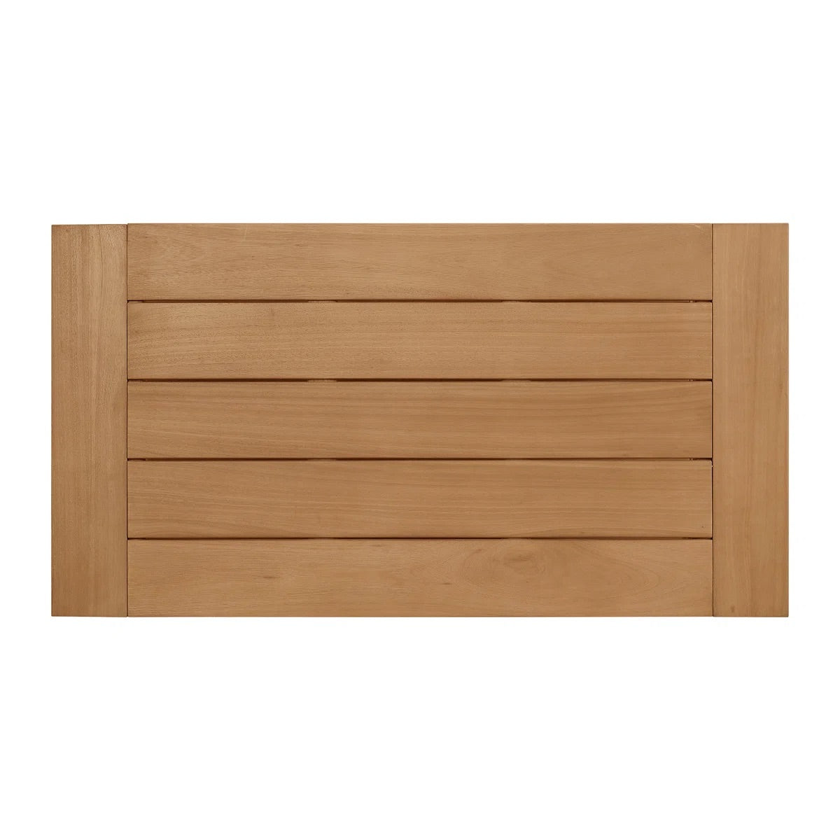 Shay 48" Outdoor Coffee Table In Oiled Eucalyptus