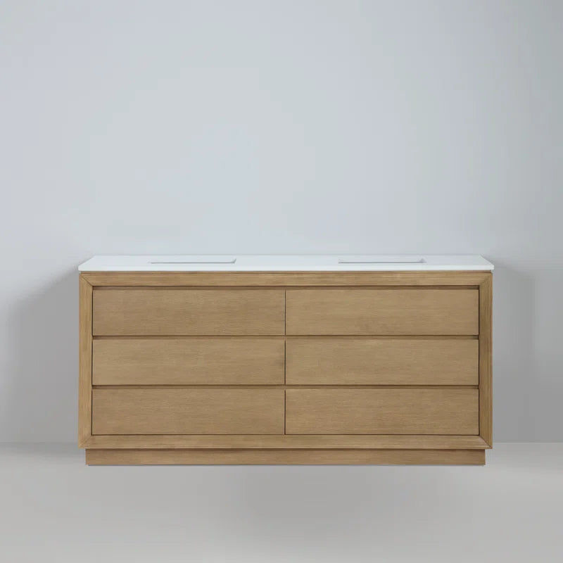 Jasper 72" Double Bathroom Vanity with Vanity Top