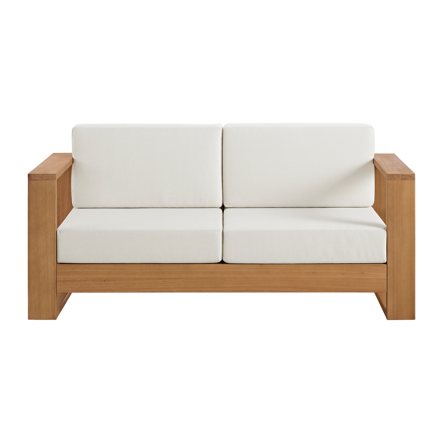 Basel 68" Outdoor Sofa in Oiled Eucalyptus