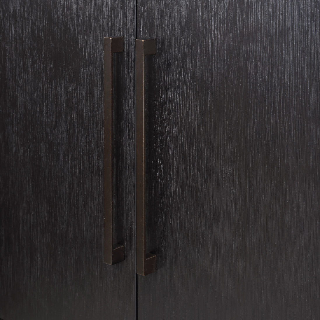 Bergen 42" Single Bathroom Vanity in Dark Weathered Oak | Calacatta Gold Quartz Countertop