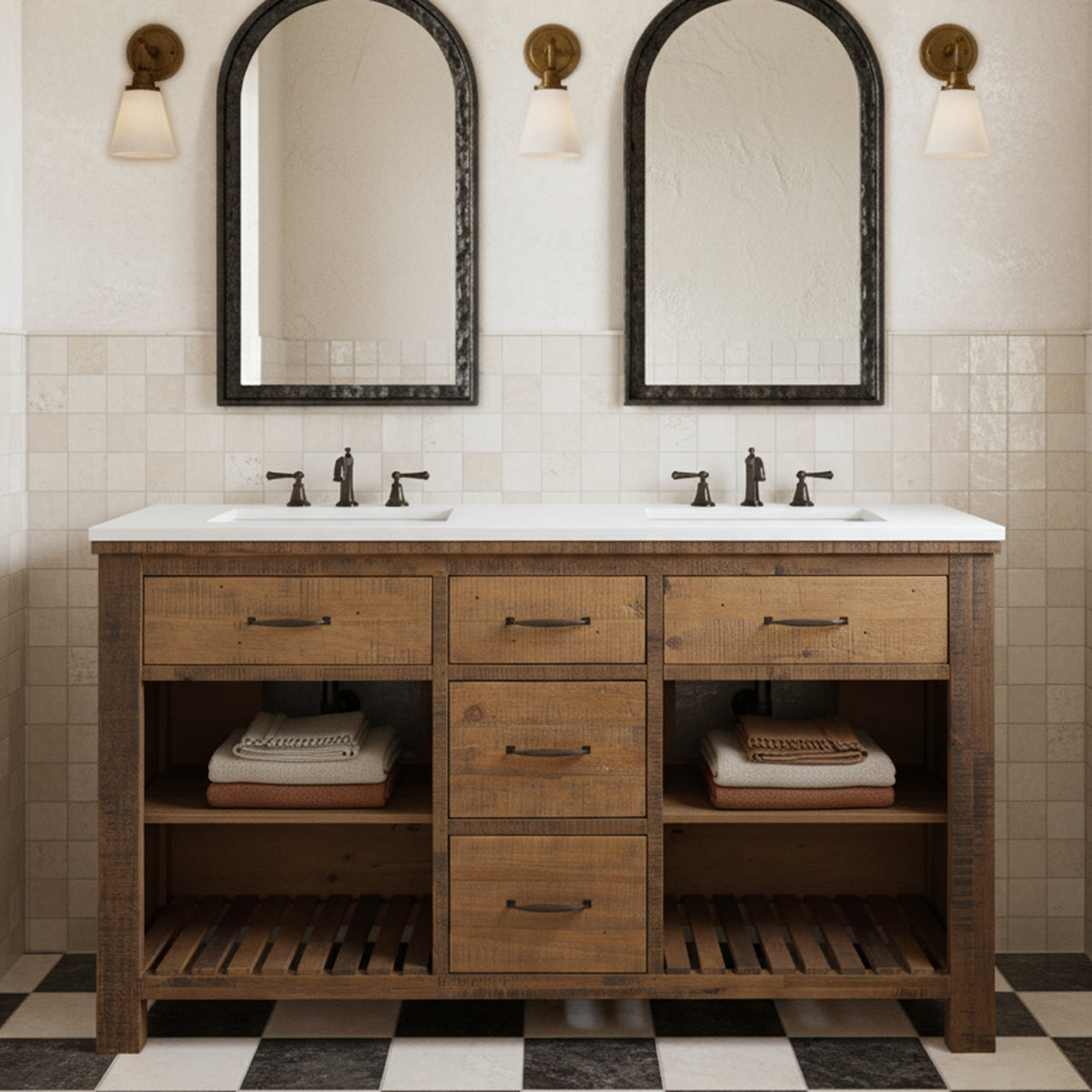 Banff 60" Width Single Bathroom Vanity