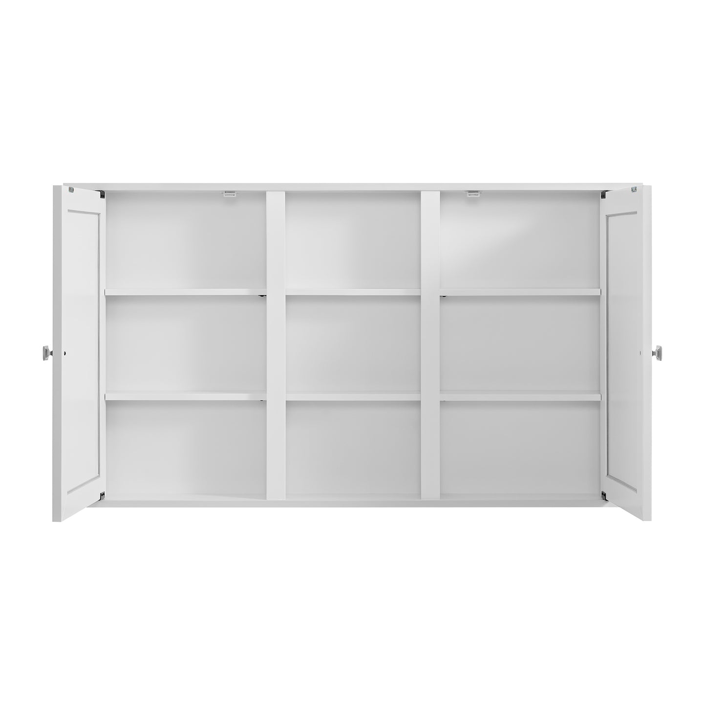 Charlotte 54" Double Reversible Door Medicine Cabinet in White