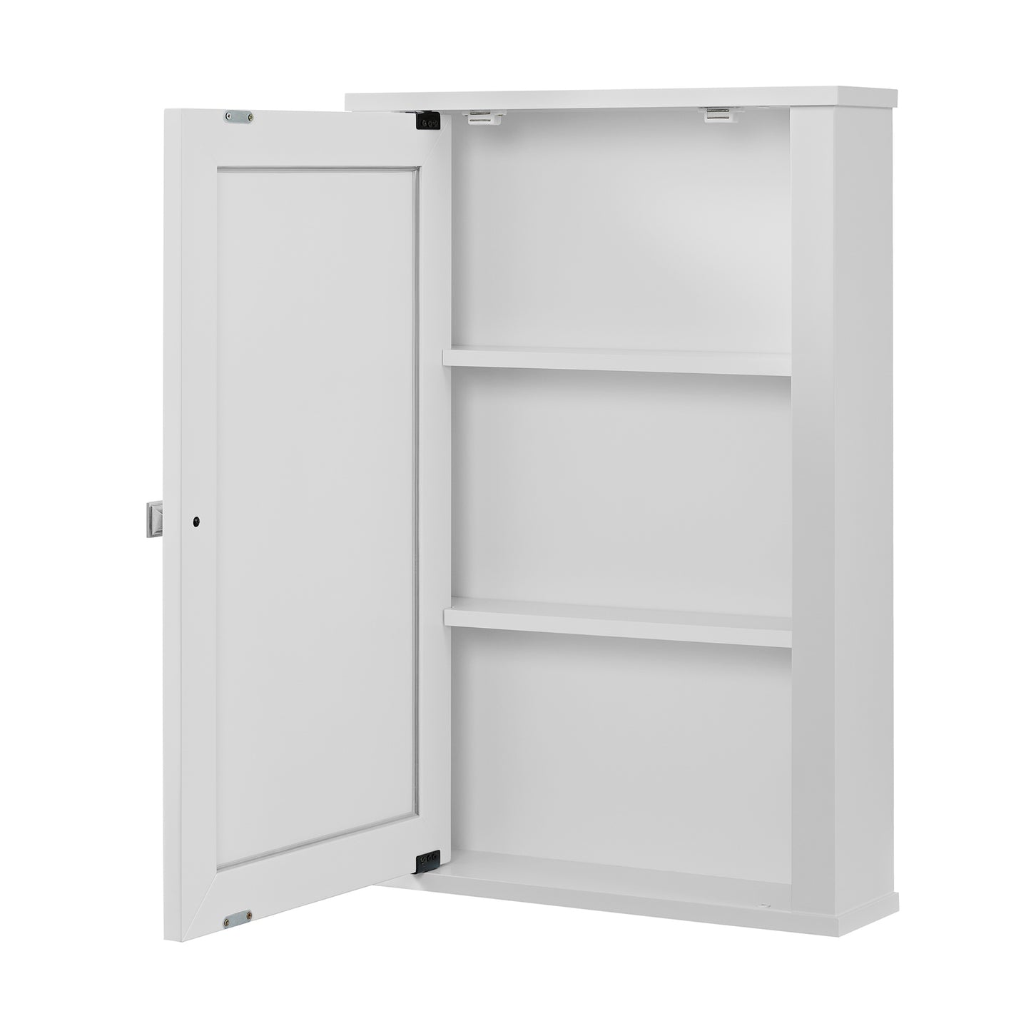 Charlotte 21" Single Door Reversible Medicine Cabinet in White