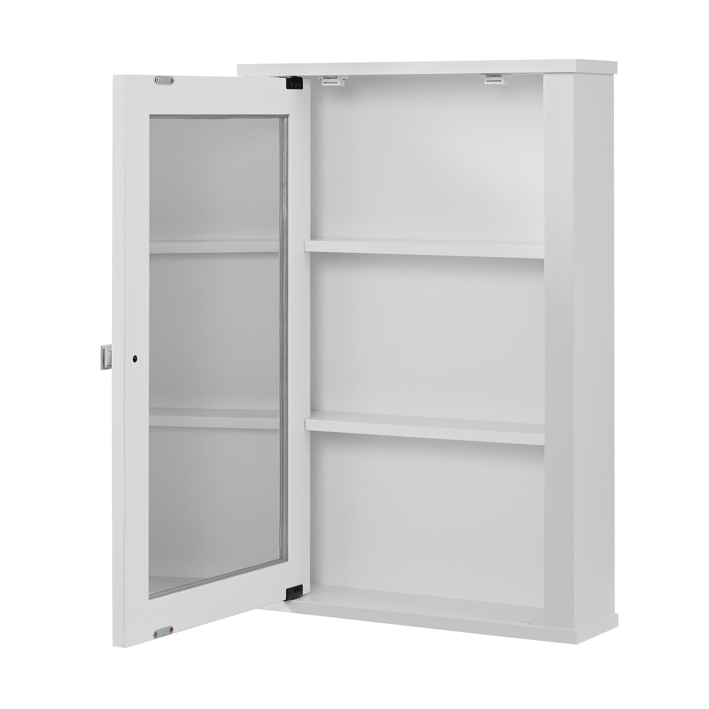 Charlotte 21" Single Door Reversible Medicine Cabinet in White