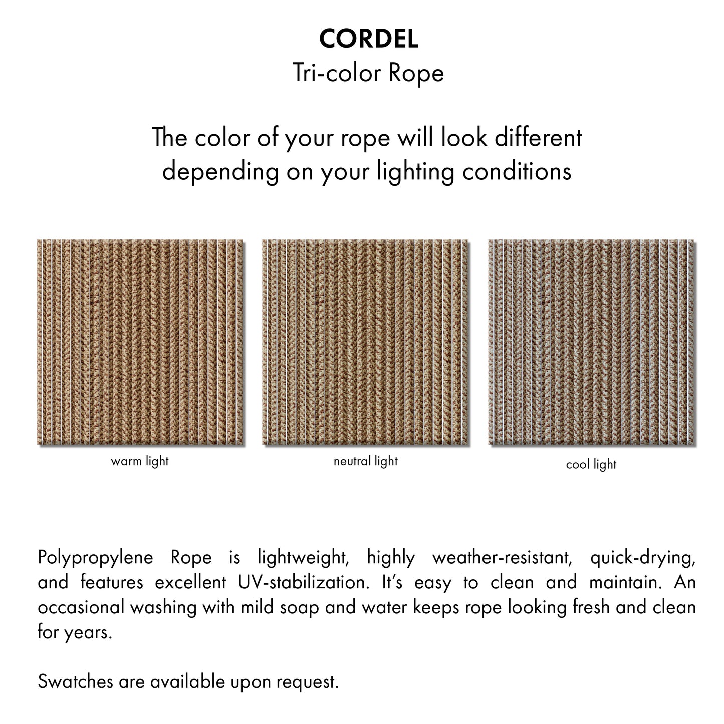 Cordel 27" Rope Outdoor Lounge Chair