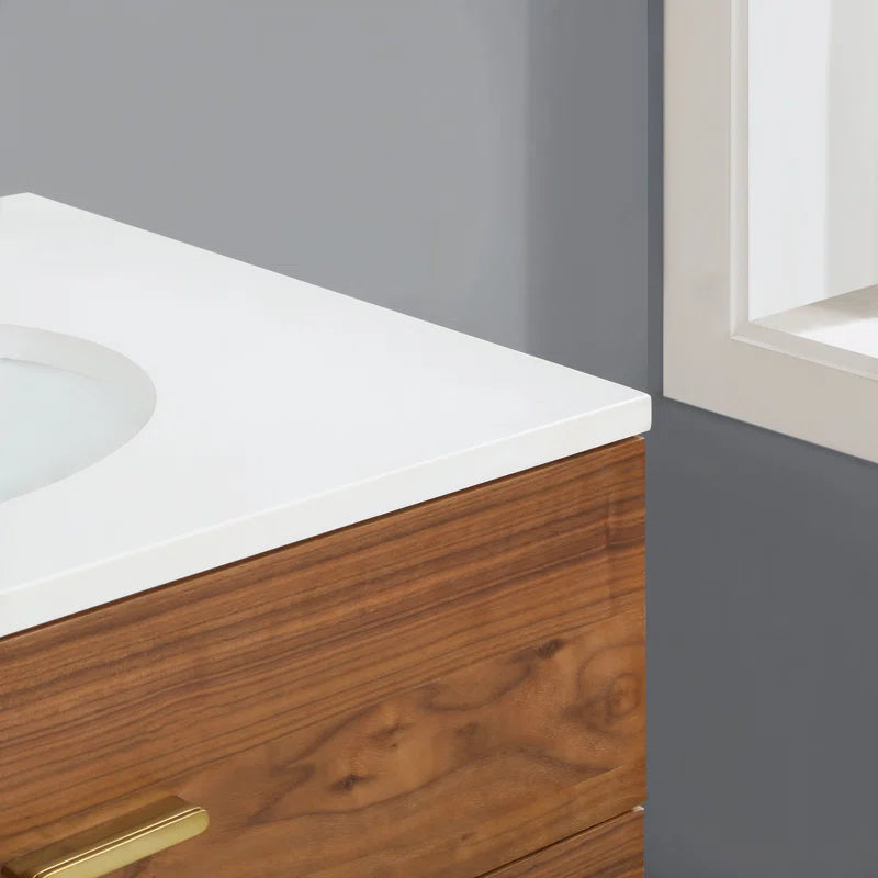 Stockholm 30" W x 22" D x 34" H Single Bathroom Vanity
