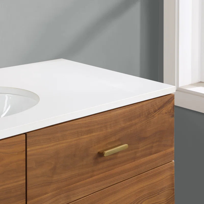 Stockholm 48" W x 22" D x 34" H Single Bathroom Vanity