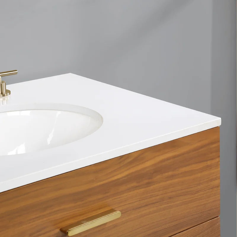 Stockholm 60" W x 22" D x 34" H Double Bathroom Vanity