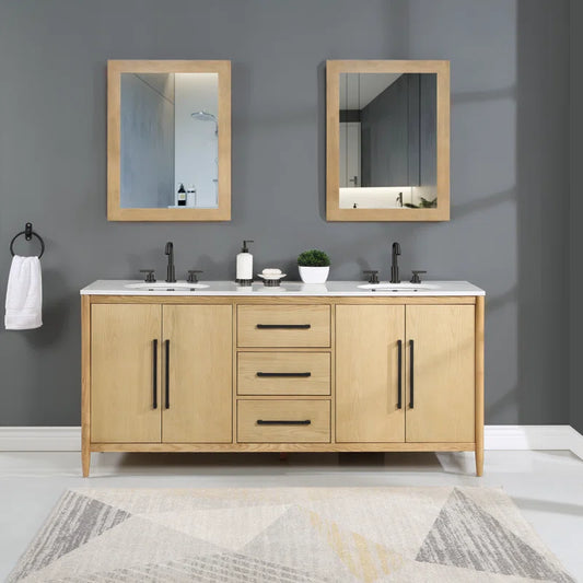 Copenhagen 72" Double Bathroom Vanity Set