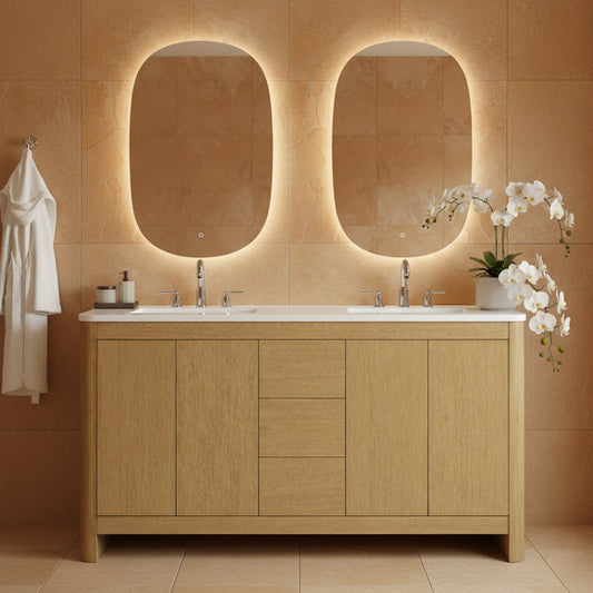 Hounslow 60" Width Double Bathroom Vanity