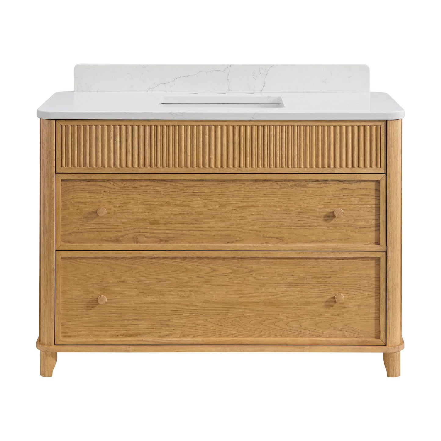 Kathryne 48" Single Sink Bathroom Vanity | Statuario Quartz