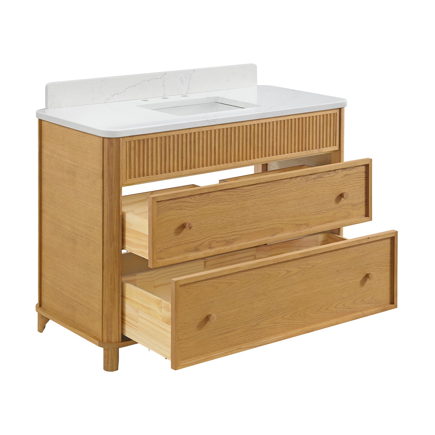 Kathryne 48" Single Sink Bathroom Vanity | Statuario Quartz