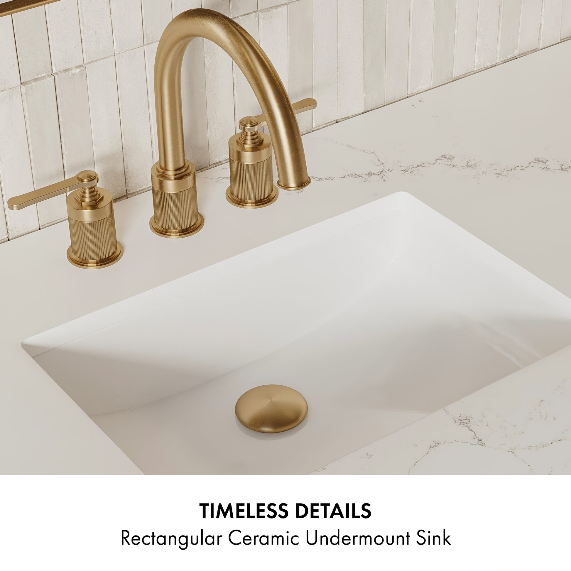 Bergen 60" ADA Single Bathroom Vanity in Brushed Oak | Statuario Quartz Countertop