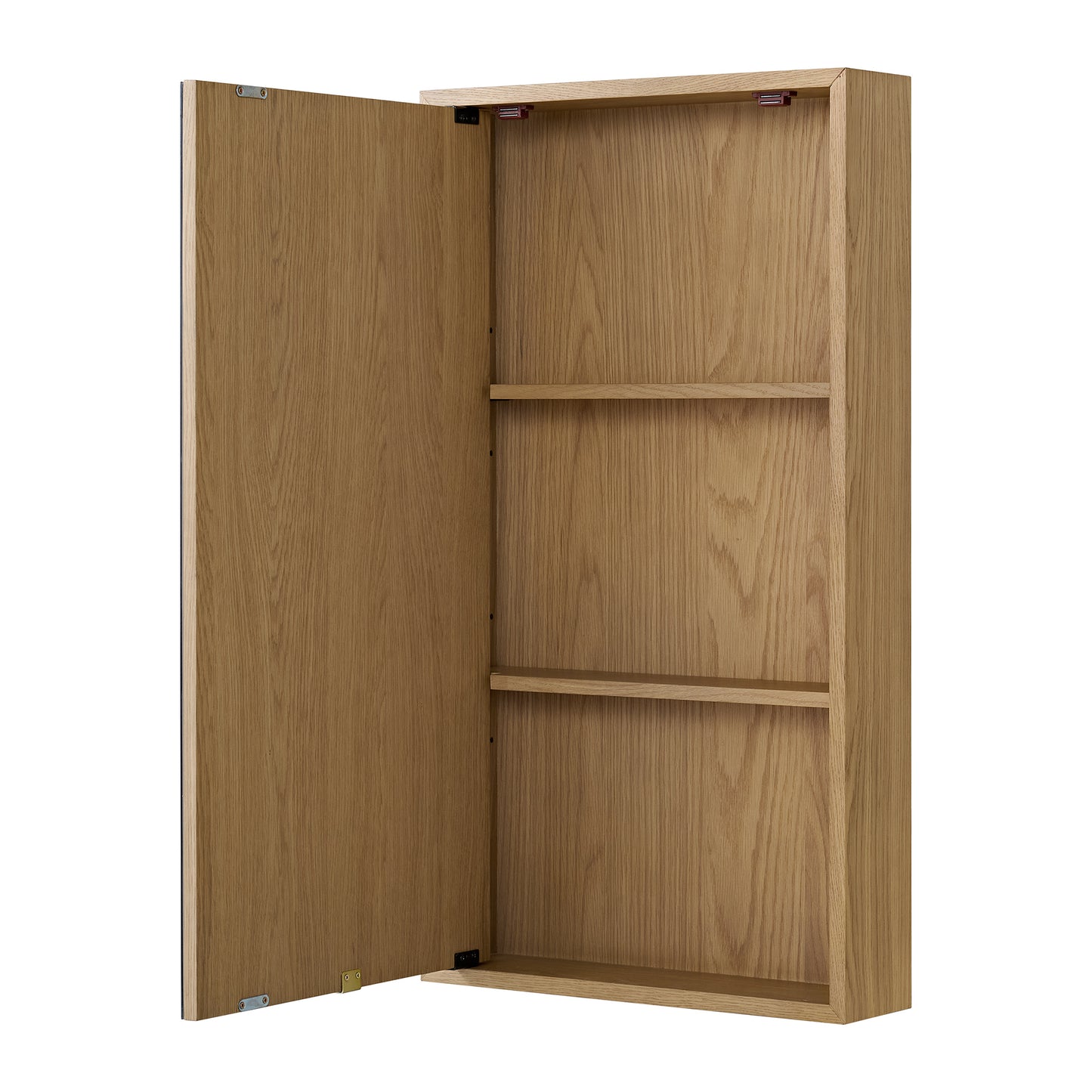 Midland 20"W Rectangular Surface Mount Medicine Cabinet in Walnut or Oak