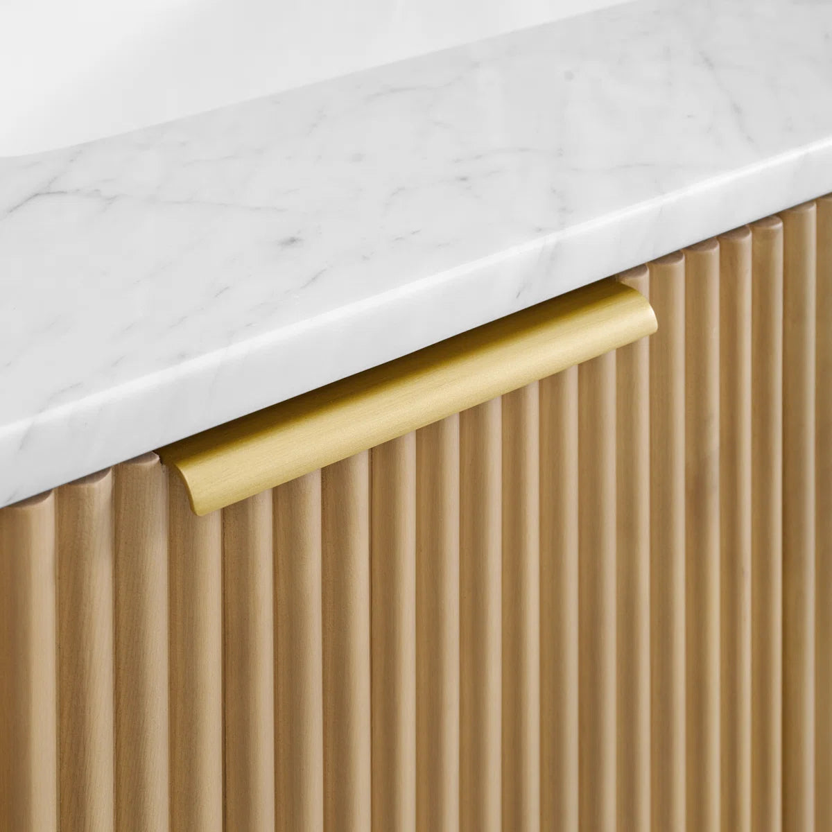 Havana 60" Width Single Bathroom Vanity In Natural Finish