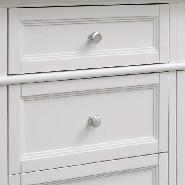 Siena 72" Traditional Double Bathroom Vanity | Carrara Marble Top In White