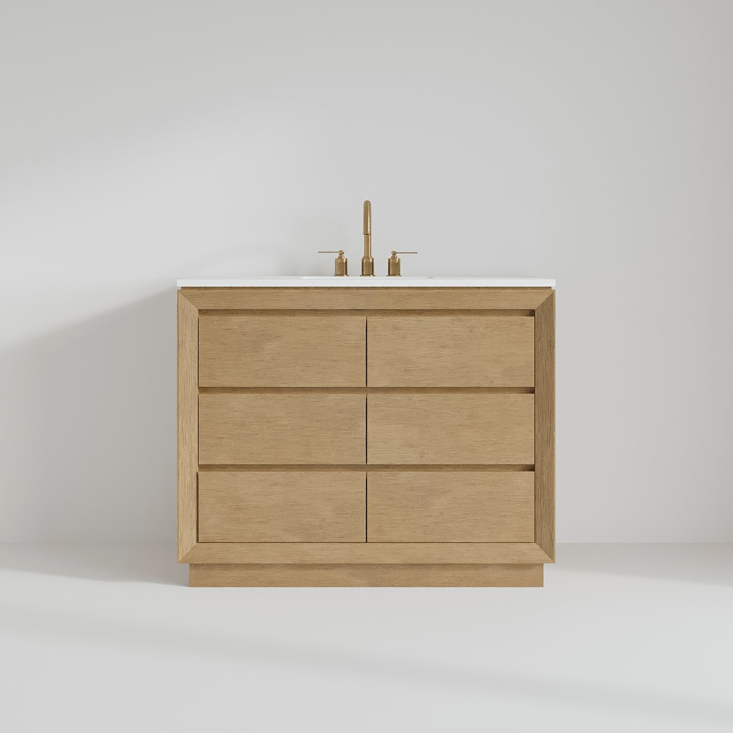 Jasper 42" Single Bathroom Vanity  with Quartz Top