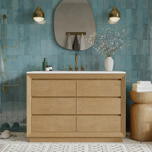 Jasper 48" Single Bathroom Vanity with Vanity Top