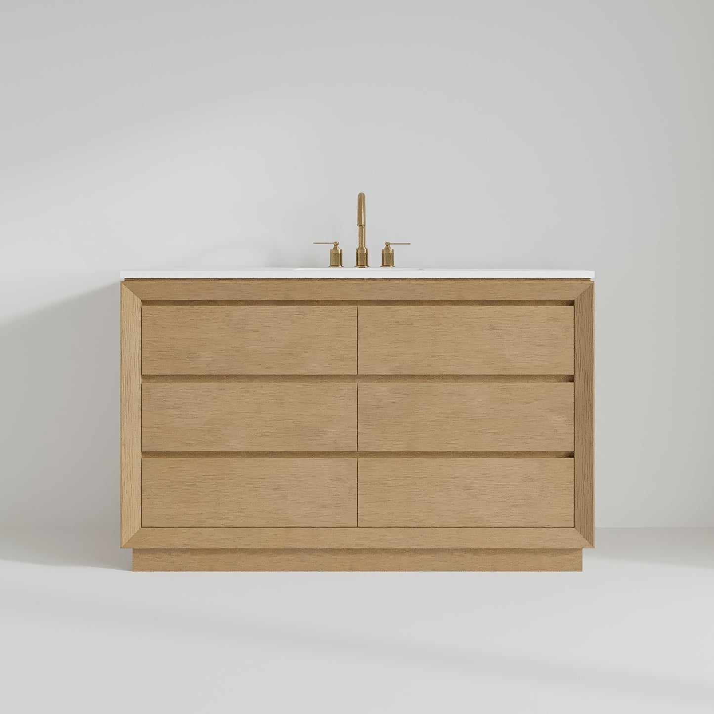 Jasper 54" Single Bathroom Vanity  with Quartz Top