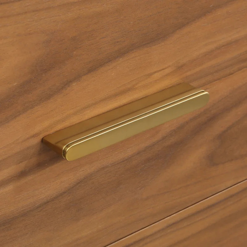 Stockholm 36" Single Bathroom Vanity in Natural Walnut | Quartz Countertop