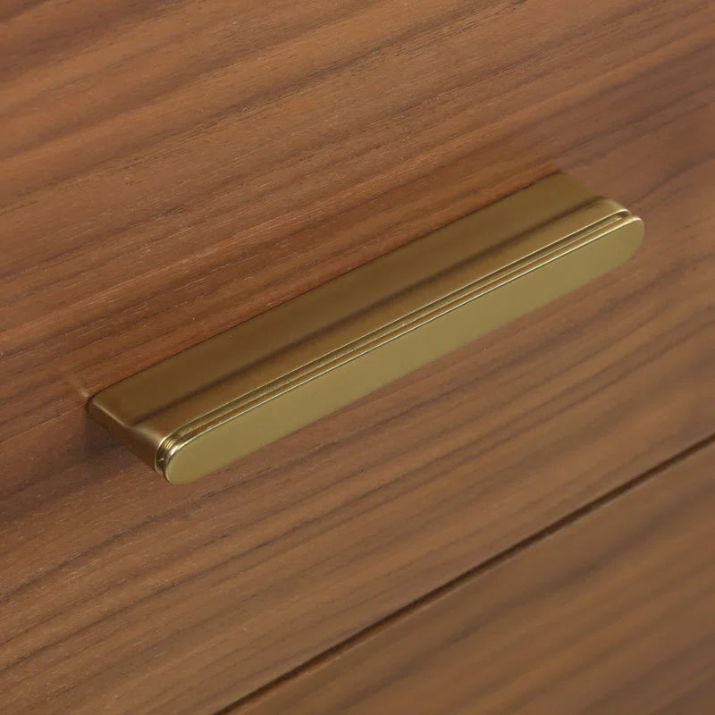 Stockholm 42" Single Bathroom Vanity in Natural Walnut | Quartz Countertop