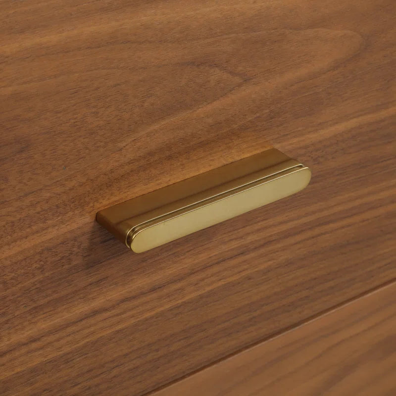Stockholm 48" Single Bathroom Vanity in Natural Walnut | Quartz Countertop