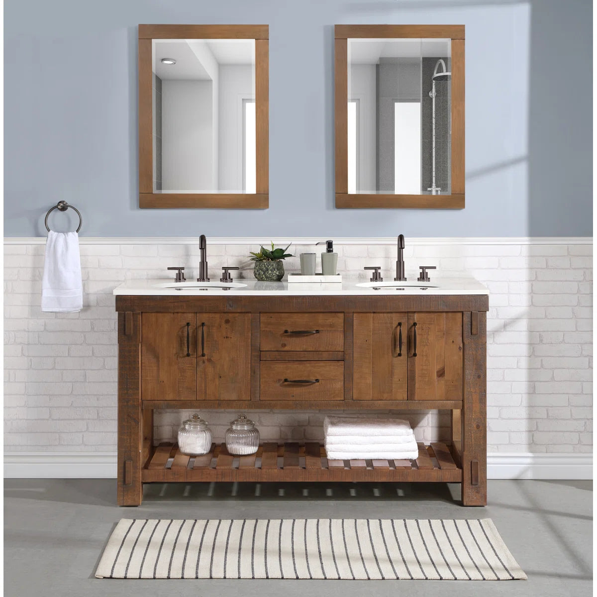 Telluride 60" Width Double Bathroom Vanity