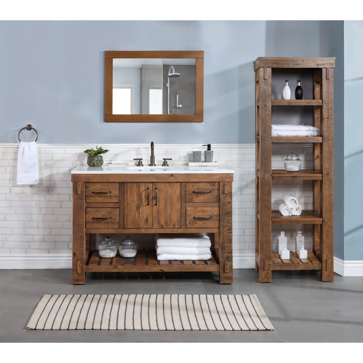 Telluride 25" Width Freestanding Bathroom Shelves