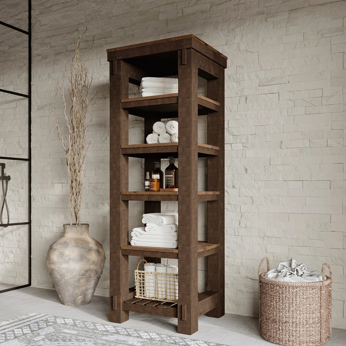 Telluride 25" Width Freestanding Bathroom Shelves