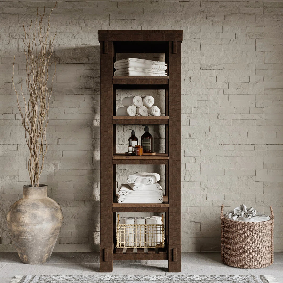 Telluride 25" Width Freestanding Bathroom Shelves